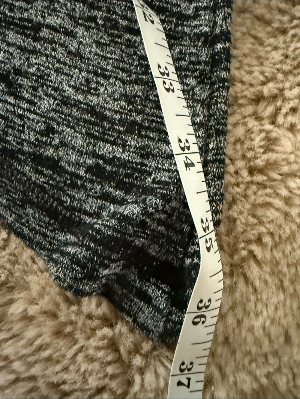 Soma Women’s Large Heathered Black & White Long Sleeve Tunic - Picture 6 of 6